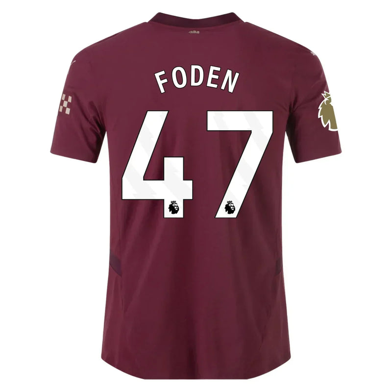 Camiseta Phil Foden Manchester City 24/25 Versión del Jugador III (Third) - Hombre