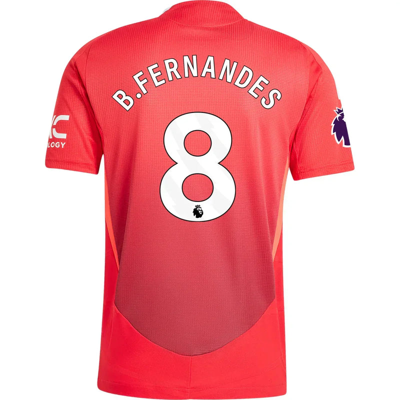 Camiseta Bruno Fernandes Manchester United 24/25 Versión del Jugador I (Home) - Hombre