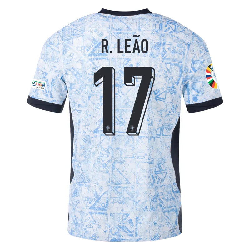 Camiseta Rafael Leão Portugal 24/25 Versión del Jugador II (Away) - Hombre