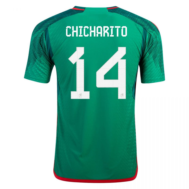 Camiseta Chicharito México 22/23 Versión del Jugador I (Home) - Hombre