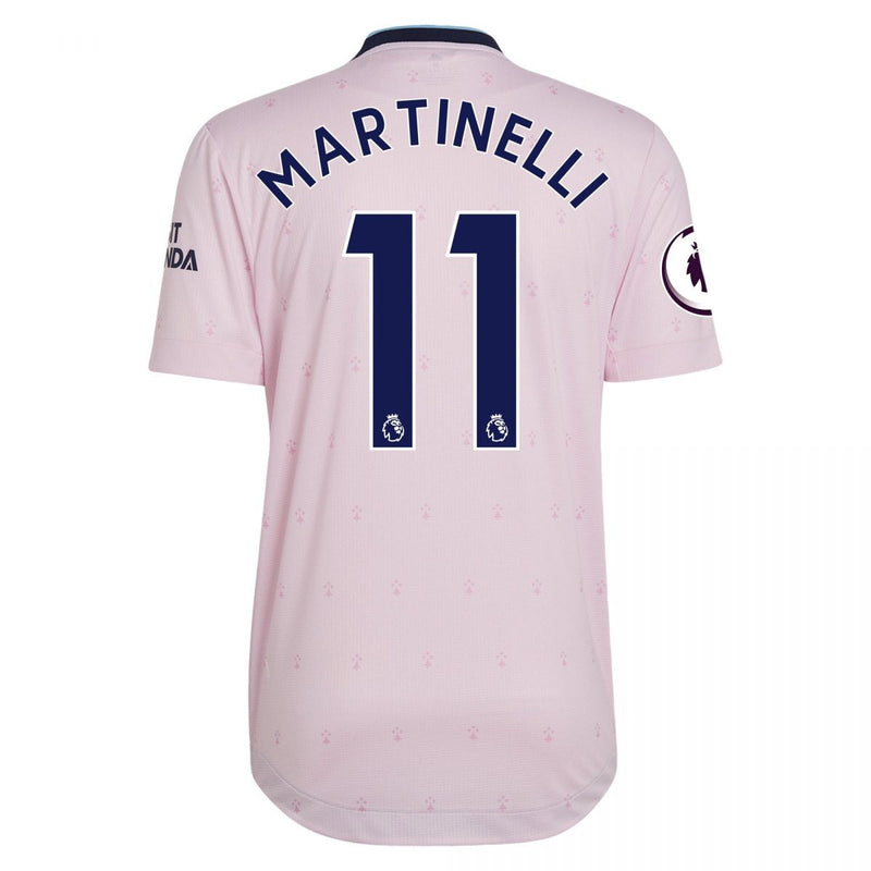 Camiseta Gabriel Martinelli Arsenal 22/23 Versión del Jugador III (Third) - Hombre