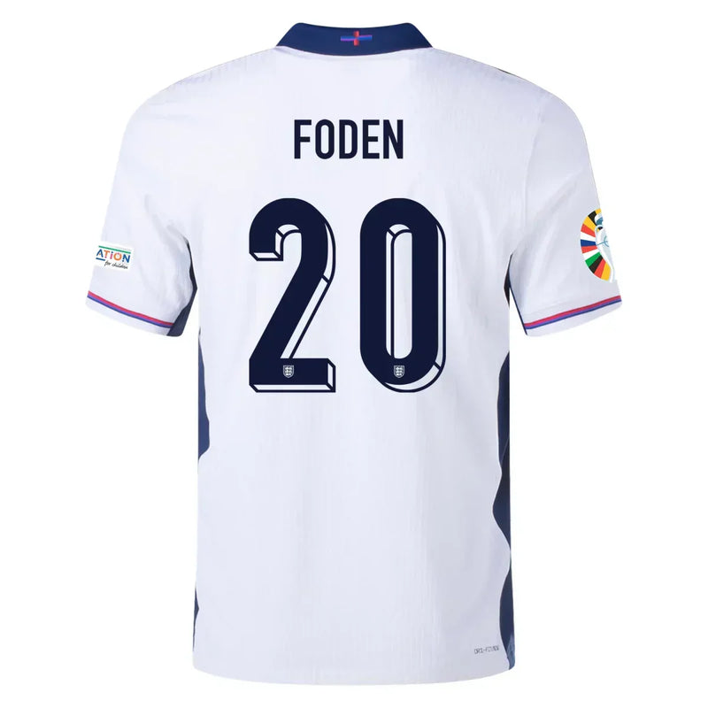 Camiseta Phil Foden Inglaterra 24/25 Versión del Jugador I (Home) - Hombre