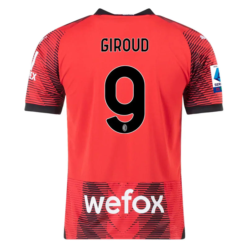 Camiseta Olivier Giroud AC Milan 23/24 I (Home) - Hombre