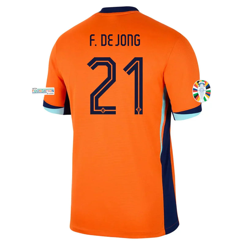 Camiseta Frenkie de Jong Países Bajos 24/25 I (Home) - Hombre