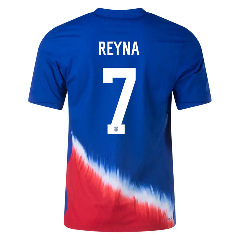 Camiseta Giovanni Reyna Estados Unidos 24/25 Versión del Jugador II (Away) - Hombre