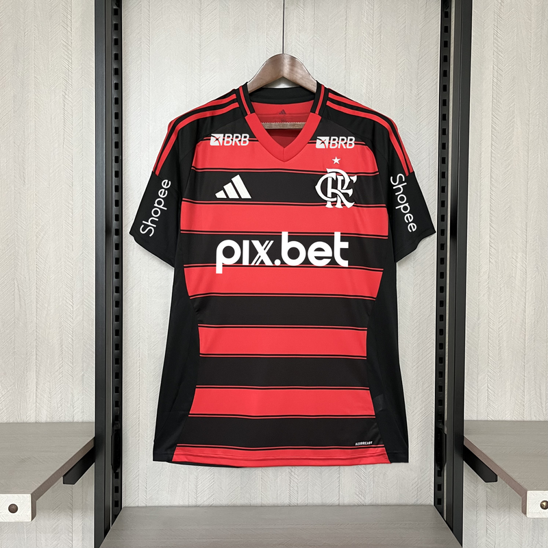 Camiseta Flamengo 25/26 I (Home) - Hombre Con Patrocinadores