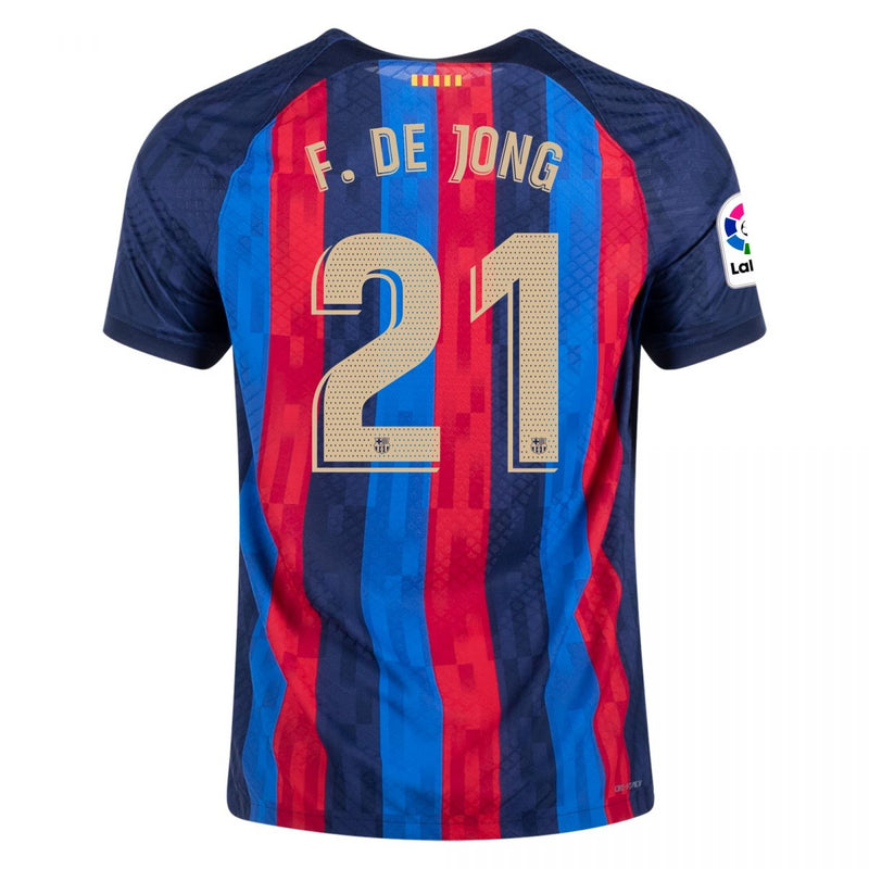 Camiseta Frenkie de Jong Barcelona 22/23 Versión del Jugador I (Home) - Hombre