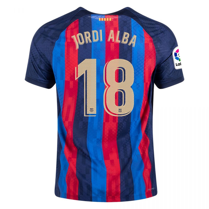 Camiseta Jordi Alba Barcelona 22/23 Versión del Jugador I (Home) - Hombre